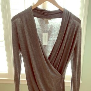Banana Republic Drape Front Blouse